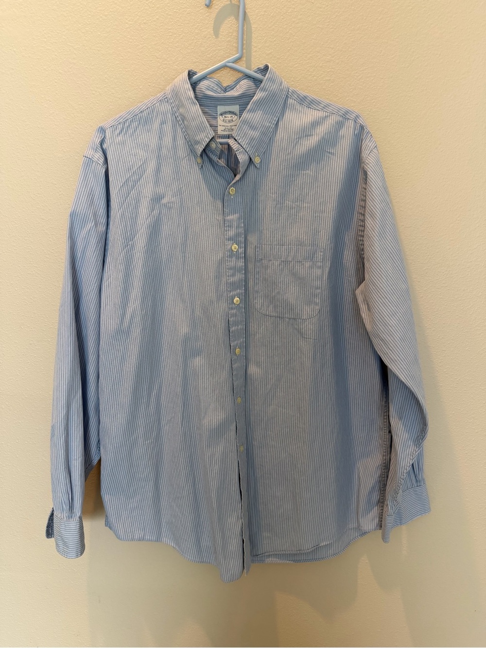 Brooks Brothers Light Blue Stripe Button-Down Shirt